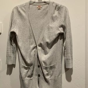 Grey cardigan